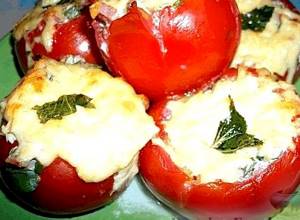 Фаршированные помидоры рецепт с фото в духовке