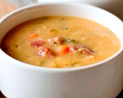 Гороховый суп рецепт с копчеными ребрами