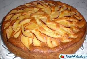 Яблочный пирог рецепт с фото в мультиварке