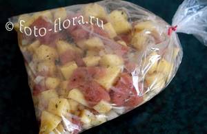 Картошка в пакете в микроволновке рецепт с фото