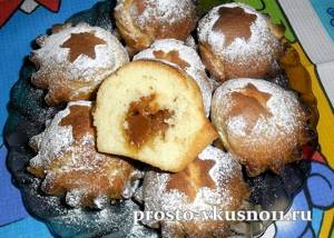 Кексы с вареной сгущенкой рецепт с фото