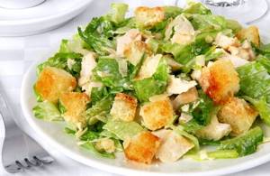 Классический салат цезарь с курицей рецепт фото