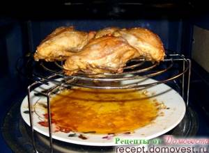Курица гриль в микроволновке рецепт с фото