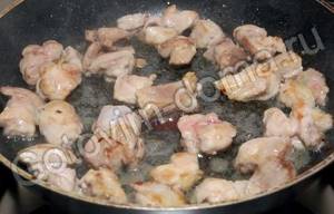 Курица с грибами в сливочном соусе рецепт с фото на сковороде