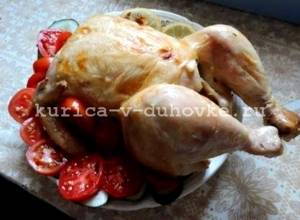 Курица в соли в духовке целиком рецепт с фото