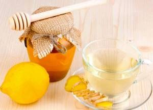 Напиток из меда лимона и имбиря рецепт