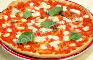 Пицца рецепт в домашних условиях маргарита