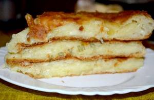 Пирог осетинский с картошкой и сыром рецепт
