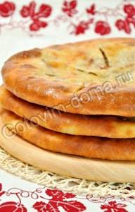 Пирог осетинский с мясом рецепт с фото