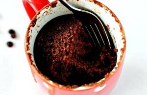 Рецепт кекса шоколадного в микроволновке