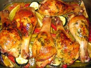 Рецепт куриные голени в духовке с фото
