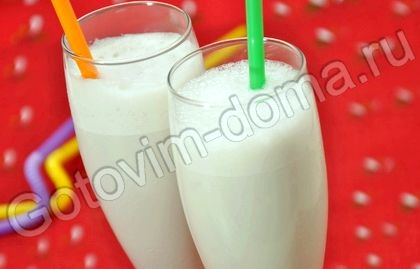 Рецепт приготовления коктейля молочного
