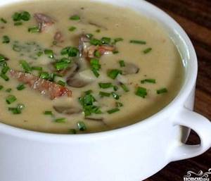 Рецепт с фото грибной суп со сливками