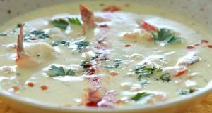 Сливочный суп с креветками рецепт с фото