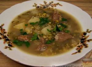 Суп из чечевицы с мясом рецепт с фото пошагово