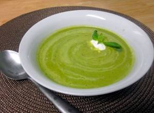 Суп пюре из зелёного горошка рецепт с фото