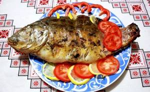 Запечённая рыба с овощами в фольге в духовке рецепт с фото