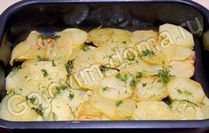 Запеканка с куриным филе и картошкой в духовке рецепт с фото