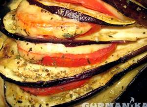 Баклажаны в духовке рецепт с фото с сыром и помидорами в духовке