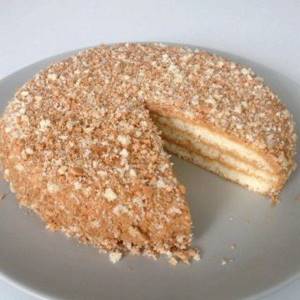 Бисквитный торт с сгущенкой вареной рецепт с фото