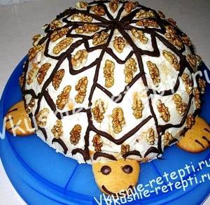 Домашний торт черепаха рецепт с фото