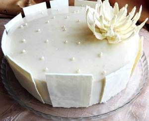 Глазурь для торта из белого шоколада рецепт с фото