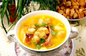 Гороховый суп с мясом рецепт классический