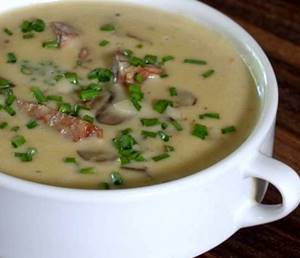Грибной суп пюре из шампиньонов рецепт с фото