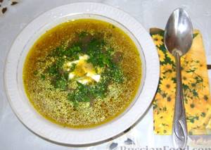Грибной суп рецепт с шампиньонами с фото