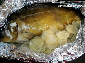 Как приготовить рыбу в духовке с картошкой рецепт с фото