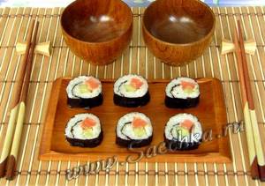 Как приготовить суши в домашних условиях рецепт