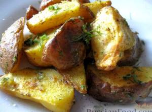 Картошка по селянски в духовке фото рецепт