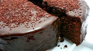 Кекс шоколадный рецепт с фото на кефире