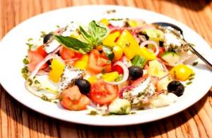 Классический греческий салат пошаговый рецепт