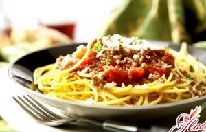 Классический рецепт спагетти болоньезе