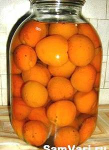Компот из абрикосов на зиму рецепт с косточками