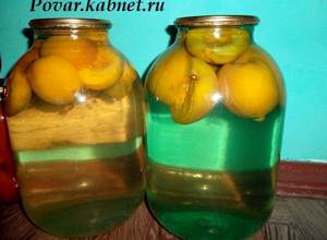 Компот из персиков на зиму без стерилизации рецепт с фото