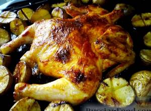 Курица с картошкой в фольге в духовке рецепт пошагово с фото