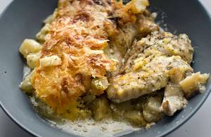 Курица с картошкой в майонезе в духовке рецепт с фото