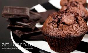 Маффины рецепт с фото пошагово с шоколадом