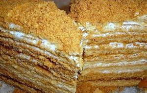Медовый торт с заварным кремом рецепт с пошаговым фото