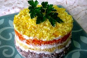 Мимоза салат рецепт классический пошаговый с фото