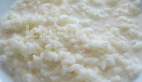 Молочная рисовая каша рецепт с фото в мультиварке