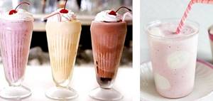 Молочный коктейль с мороженым в блендере рецепт с фото