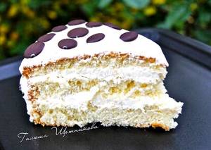 Очень вкусный бисквитный торт рецепт с фото