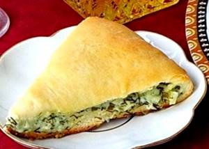 Осетинский пирог с зеленью и сыром рецепт