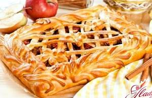 Открытый пирог с яблоками из дрожжевого теста рецепт с фото