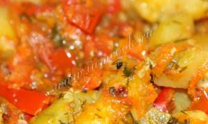 Овощное рагу с кабачками и картошкой рецепт с фото в кастрюле