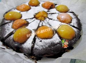 Пирог с абрикосами рецепт с фото на скорую руку