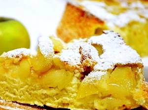 Пирог с яблоками рецепт с фото в духовке